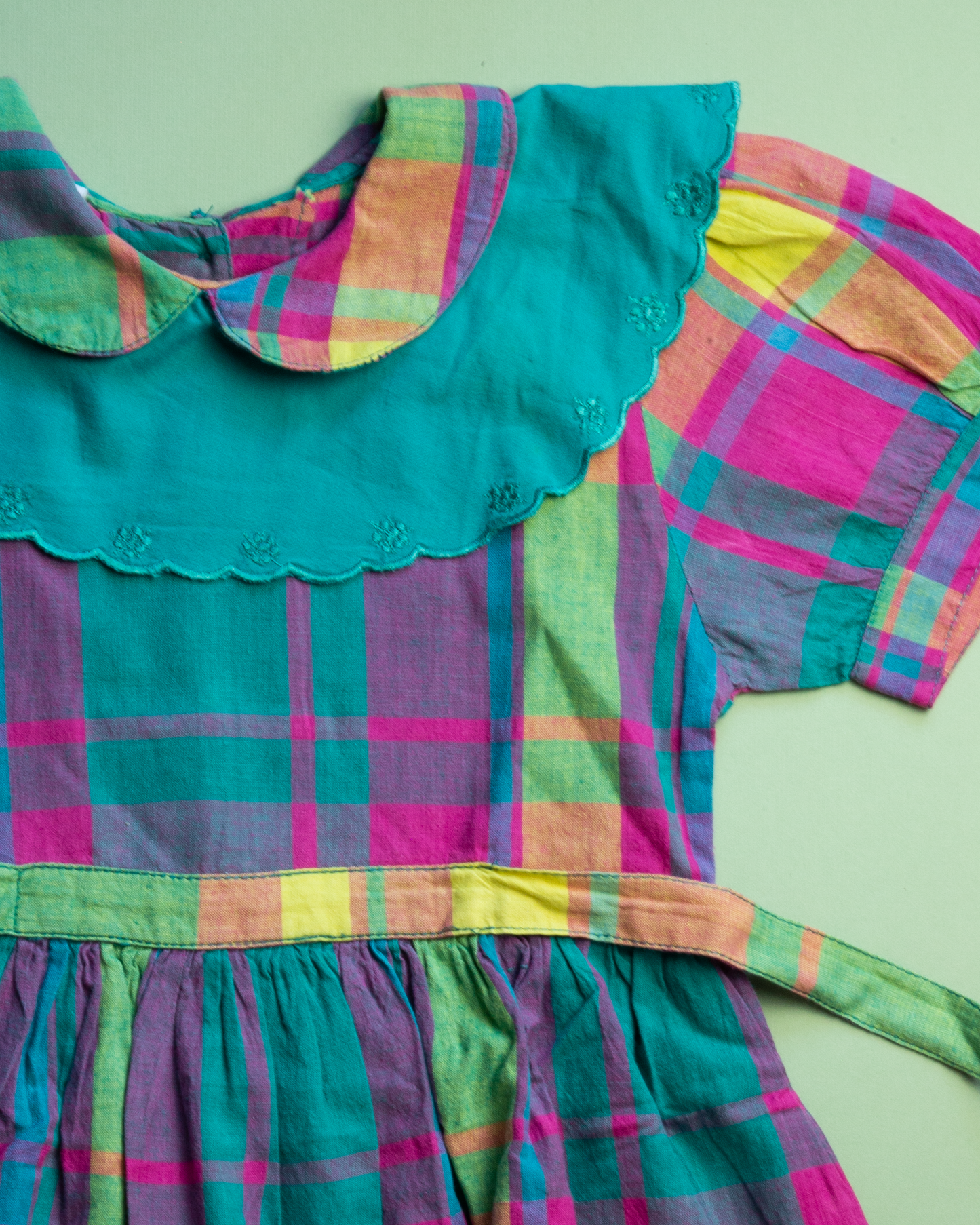 PLAID DRESS 3Y