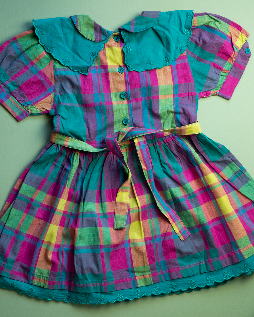 PLAID DRESS 3Y
