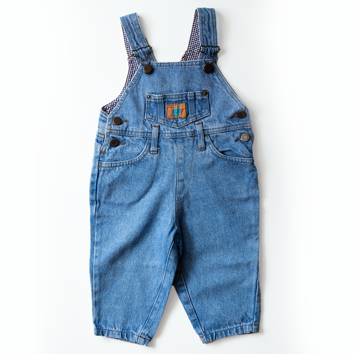 DENIM DUNGAREES 9-12M