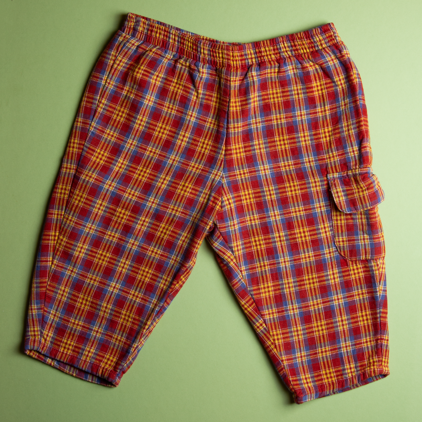 PLAID TROUSERS 12M