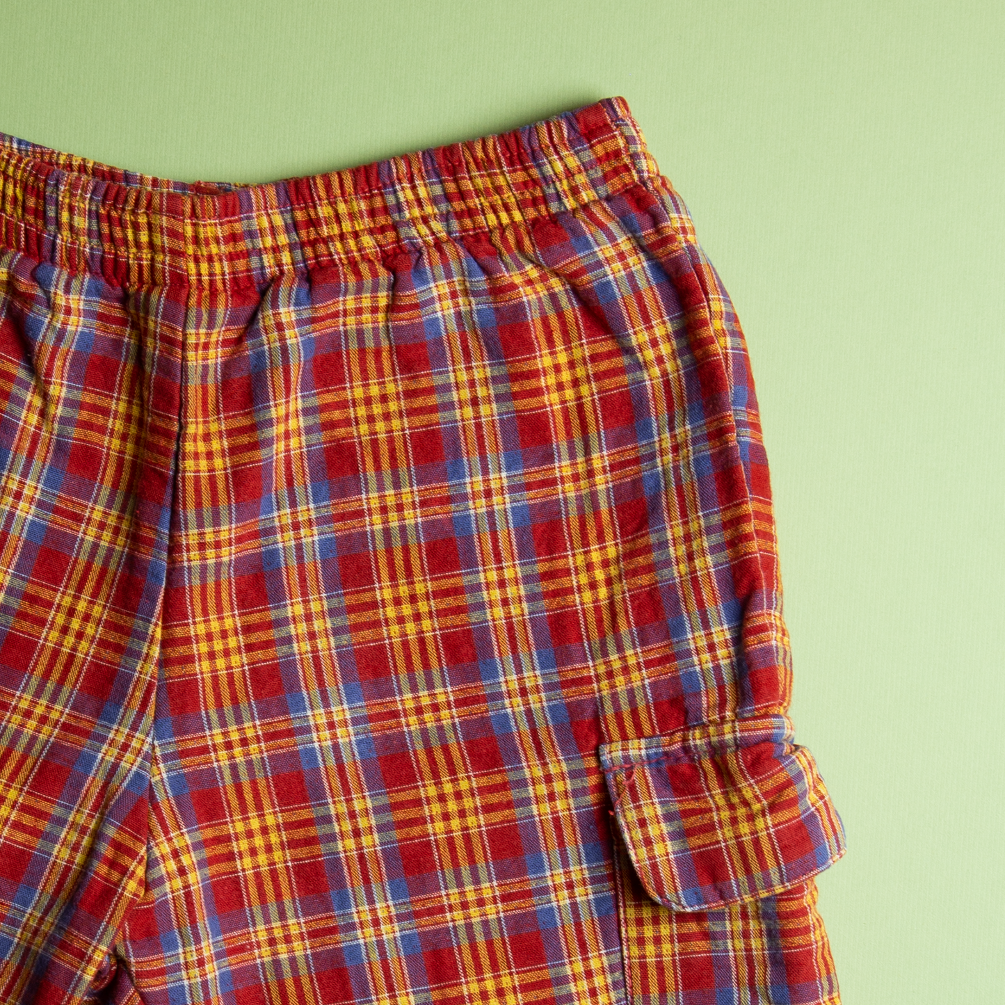 PLAID TROUSERS 12M