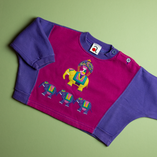 ELEPHANT SWEATER 6M