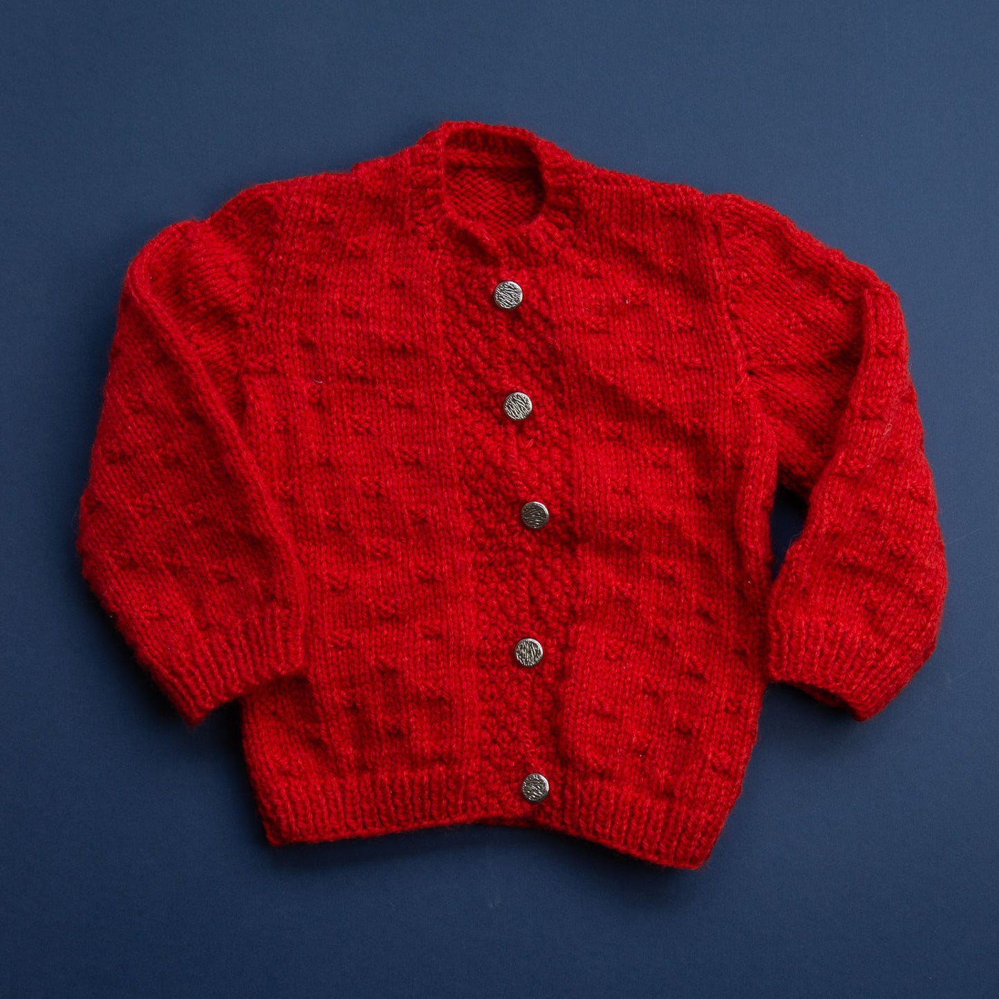 RED KNIT 12M