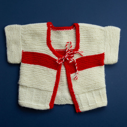 RED & WHITE KNIT 2Y