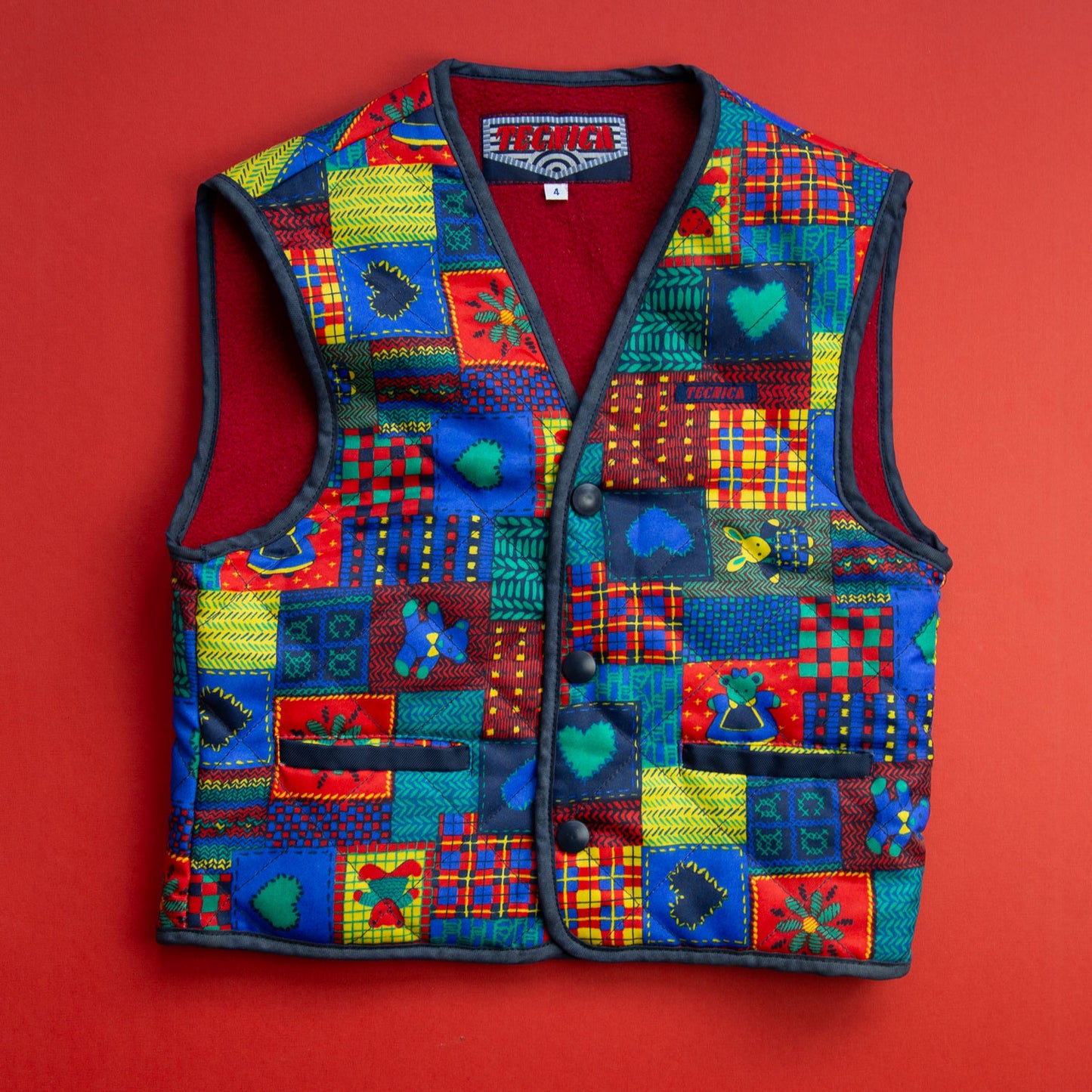 FLEECE LINED VEST 4Y