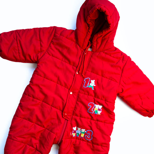 MOUSE SNOWSUIT 12M