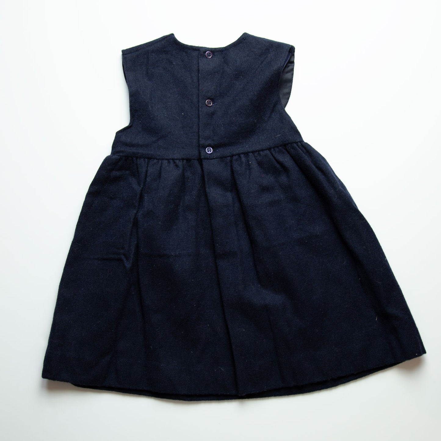 EMBROIDERED WOOL DRESS 2Y