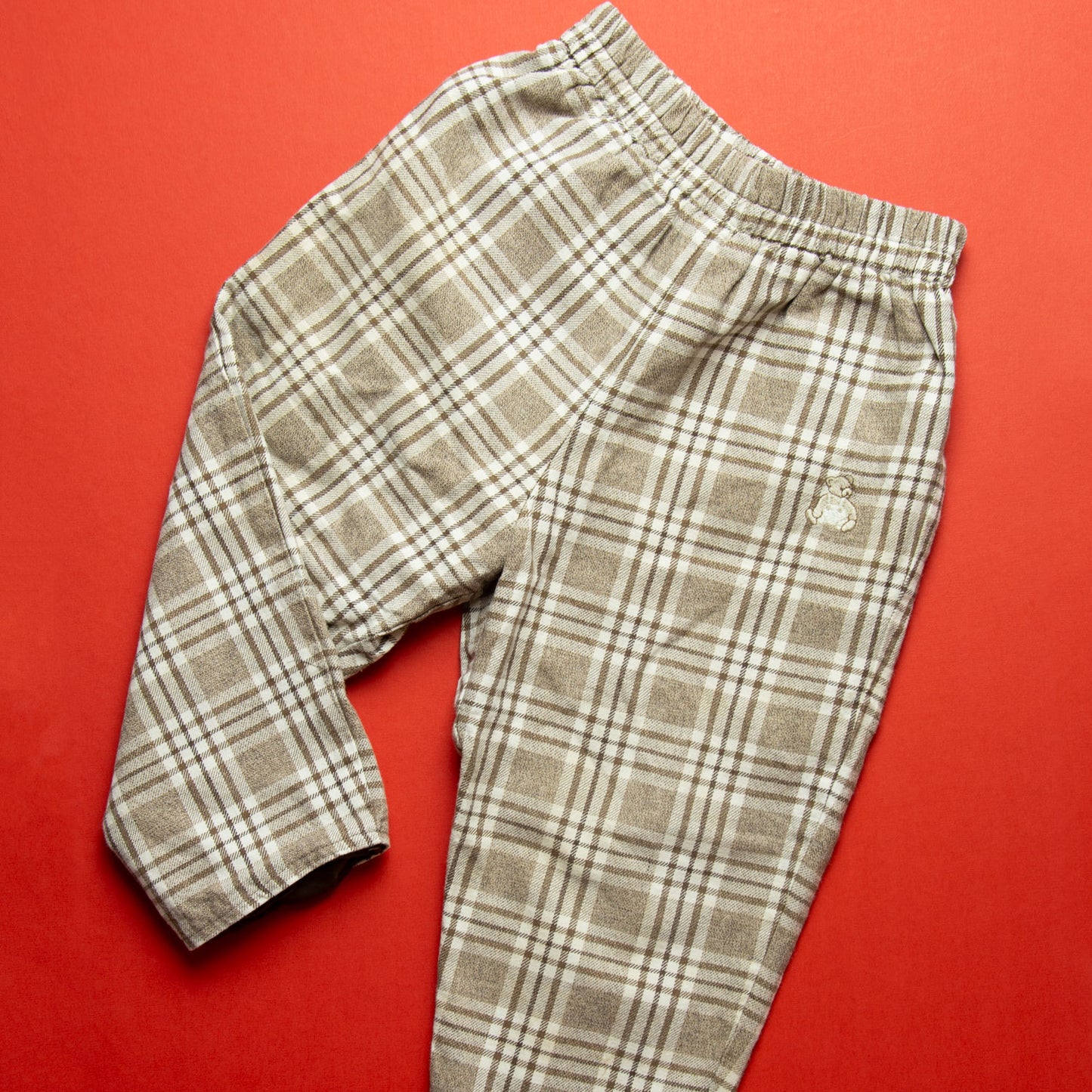 TEDDY PLAID TROUSERS 3Y