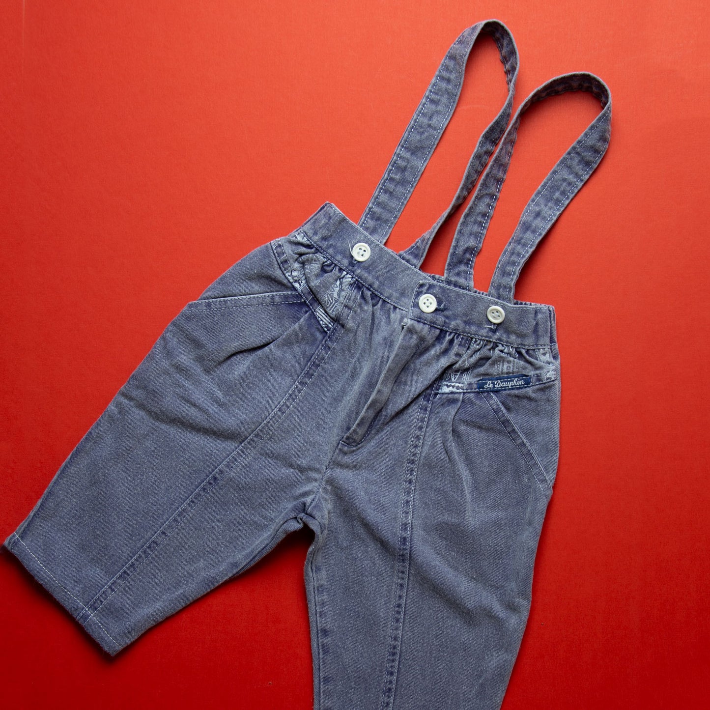 DENIM SALOPETTE 6M