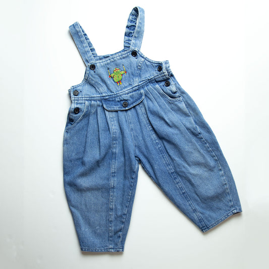 DENIM DUNGAREES 18M