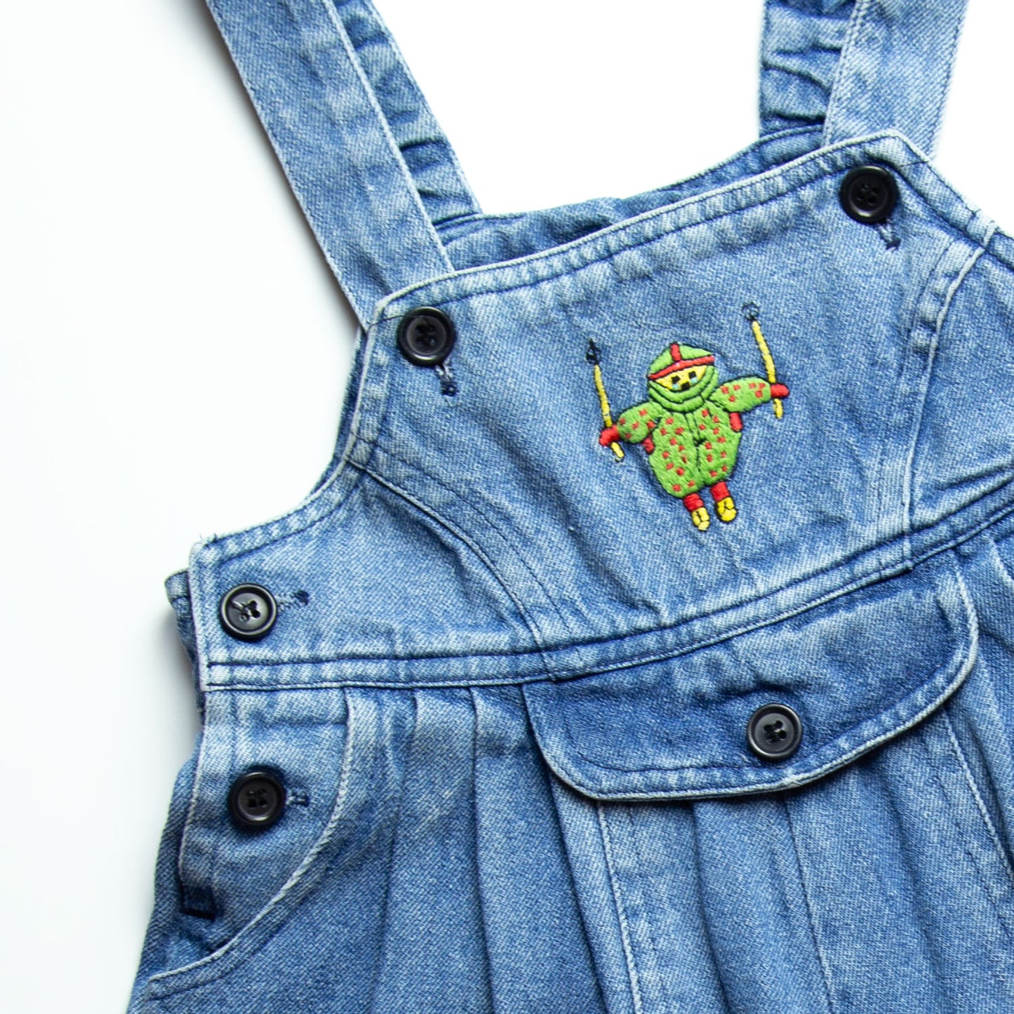 DENIM DUNGAREES 18M