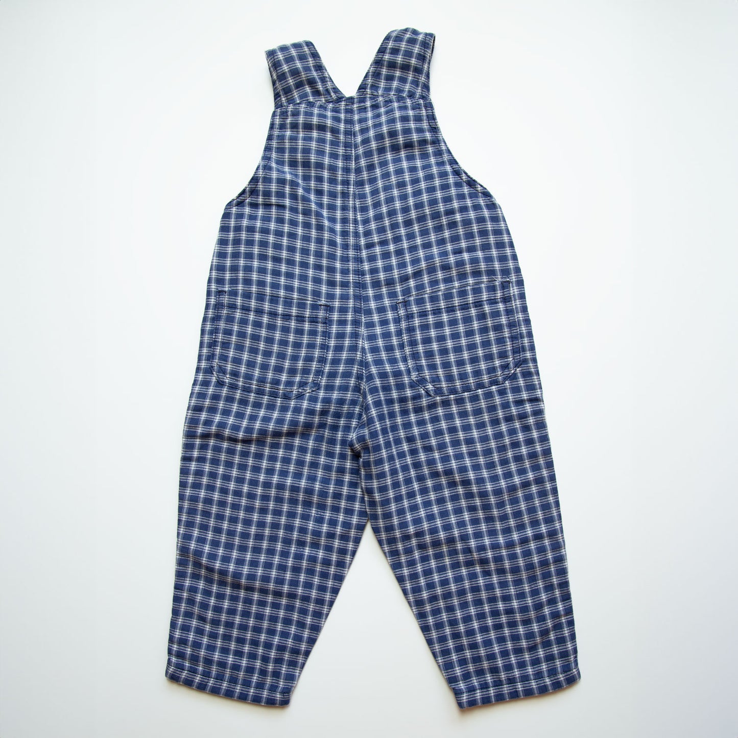 CHEQUERED DUNGAREES 2Y